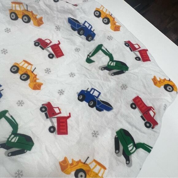 Rugged Butts Multicolor Construction Vehicle 100% cotton flannel Crib Sheet x2 - Picture 11 of 11
